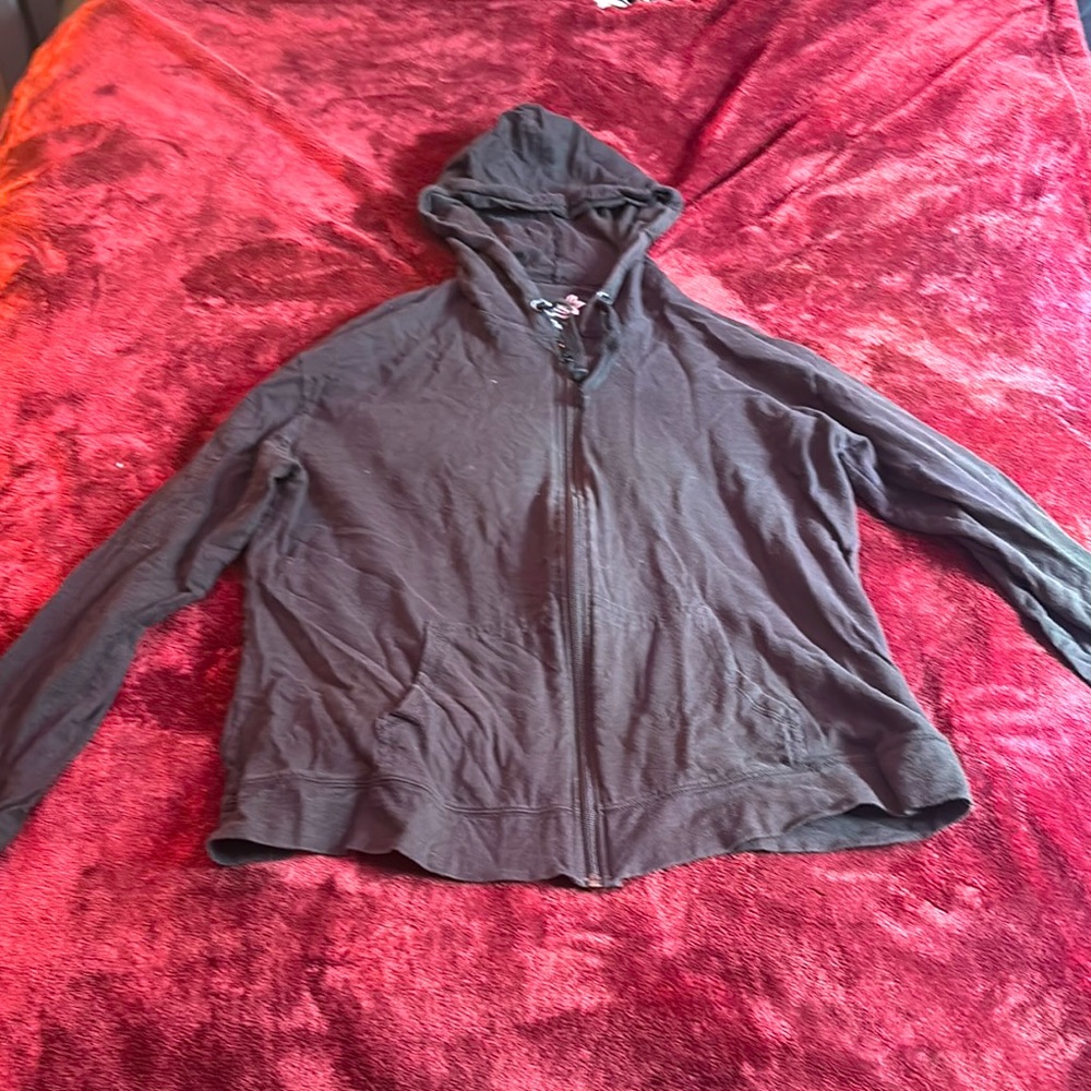Hanes Charcoal Zip-Up Hoodie